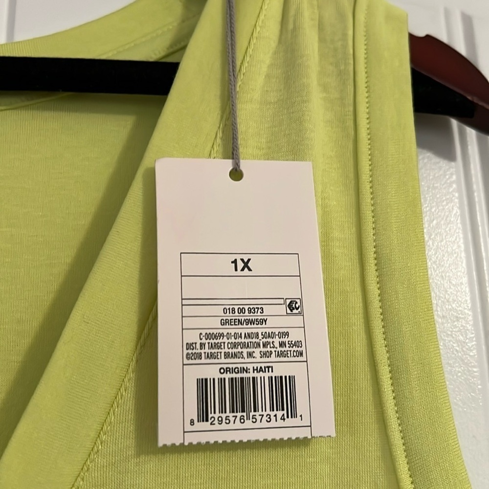 NWT a  new day Tank Top size 1X - Picture 2 of 2